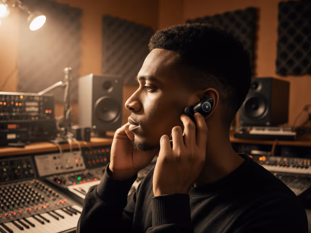 Professional Musician Earbuds: Secure Fit, Flat Response